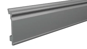 Плинтус ПВХ Winart PRO Ампир 80 мм Титаниум (80x15x2000 мм), 1 п.м.