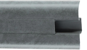 Плинтус ПВХ Winart с кабель-каналом 58 мм 858 Мрамор темный (58х22х2500 мм), 1 п.м.