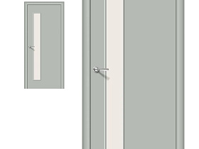 Межкомнатная дверь Гост-3 Л-16 (Серый) Magic Fog без усиления