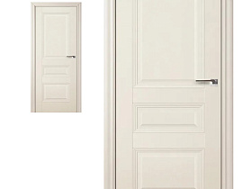 Межкомнатная дверь Profil Doors экошпон серия X 66X Ясень белый (Эш Вайт), глухое полотно