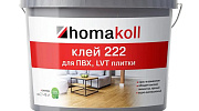 Клей Homakoll 222 (12 кг) для ПВХ, LVT плитки водно-дисперсионный