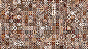 Декофон Cersanit Hammam облицовочная плитка рельеф коричневый (HAG111D) 20x44, 1 кв.м.