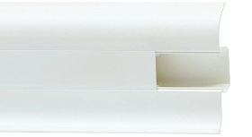 Плинтус ПВХ Winart с кабель-каналом 58 мм 848 Ваниль (58х22х2500 мм), 1 п.м.