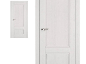 Межкомнатная дверь Profil Doors экошпон серия X 105X Пекан Белый, глухое полотно