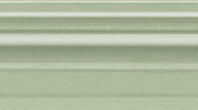 Плитка из керамогранита Kerama Marazzi BLE018 Бордюр Багет Левада зеленый светлый глянцевый 25x5,5x18