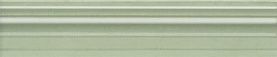 Плитка из керамогранита Kerama Marazzi BLE018 Бордюр Багет Левада зеленый светлый глянцевый 25x5,5x18