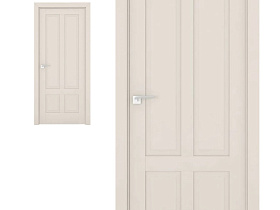 Межкомнатная дверь Profil Doors экошпон серия U 2.116U Магнолия Сатинат глухое полотно