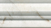 Бордюр Kerama Marazzi BLC031R Серенада белый глянцевый обрезной 30x5x1,9