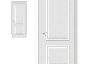 Межкомнатная дверь экошпон el`Porta Классико-12 Virgin глухое полотно