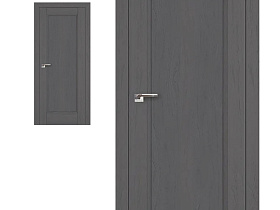 Межкомнатная дверь Profil Doors экошпон серия X 100X Пекан Темный, глухое полотно