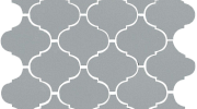 Керамическая плитка Kerama Marazzi 65012 Арабески глянцевый серый 26х30, 1 кв.м.