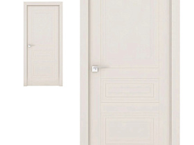 Межкомнатная дверь Profil Doors экошпон серия U 2.114U Магнолия Сатинат глухое полотно