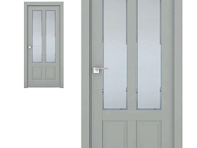 Межкомнатная дверь Profil Doors экошпон серия U 2.117U Манхэттен полотно со стеклом Square матовым