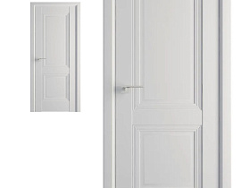 Межкомнатная дверь Profil Doors экошпон серия U 80U Аляска глухое полотно