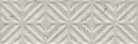 Плитка из керамогранита Kerama Marazzi 11209R/4 Бордюр Карму серый светлый матовый обрезной 30x9,6x10