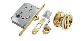 Комплект для раздвижных дверей Morelli MHS-1 WC SG Матовое золото