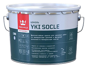 Краска для цоколя Tikkurila Yki Socle щелочестойкая водно-дисперсионная матовая, база C