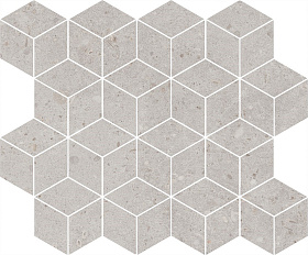 Декор Kerama Marazzi T017/14053 Риккарди мозаичный серый светлый матовый 45x37,5x1