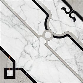 Керамогранит Kerranova Декор Marble Trend К-1000/MR/d01-cut Каррара 60х60, 1 кв.м.