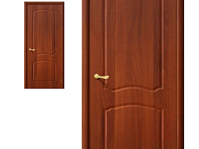 Межкомнатная дверь ПВХ Браво Альфа П-11 итальянский орех глухое полотно