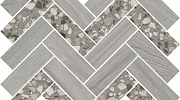 Декор Kerama Marazzi T042\SG5267 Монтиони мозаичный серый матовый 34x35,5x0,9