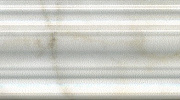 Бордюр Багет Kerama Marazzi BLE024 Кантата белый глянцевый 25x5,5x1,8