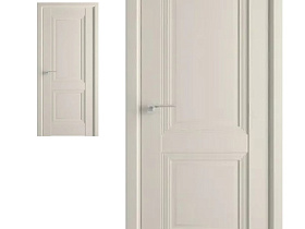 Межкомнатная дверь Profil Doors экошпон серия U 80U Магнолия Сатинат глухое полотно