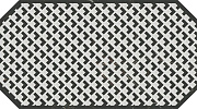 Плитка из керамогранита Kerama Marazzi HGD/A482/35006 Декор Келуш 3 черно-белый 14x34x6,9