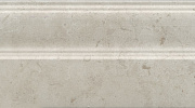 Плитка из керамогранита Kerama Marazzi FMA028R Плинтус Карму серый светлый матовый обрезной 30x15x17