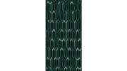 Плитка из керамогранита Kerama Marazzi LSB001 Бордюр Левада зеленый темный глянцевый 40x7,1x9