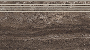 Керамогранит Kerranova Ступень Terra К-53/LR/st01 темно-серый лаппатированный 29.4х60, 1 кв.м.