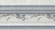 Бордюр Багет Kerama Marazzi BLB029 Кантри Шик серый декорированный 20х5