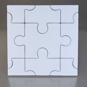 Стеновая панель Relieffo Children 036 Puzzle