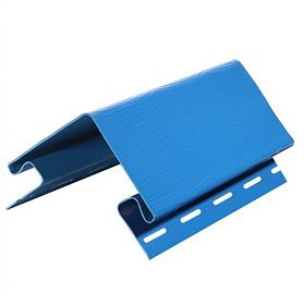 Наружный угол для винилового сайдинга Fineber Extra Acrylic (L=3050), Синий
