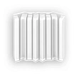 Накладки для плинтуса Идеал Дюра Прямоугольный 80мм - 001 Белый