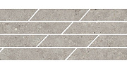 Декор Kerama Marazzi T036/SG6537 Риккарди мозаичный серый светлый матовый 46,8x9,8x0,9