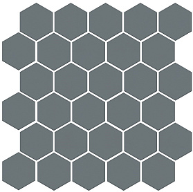 Мозаика из керамогранита Kerama Marazzi  63012 Агуста синий матовый 29,7x29,8x0,69 из 30 частей 5,2х6, 1 кв.м.