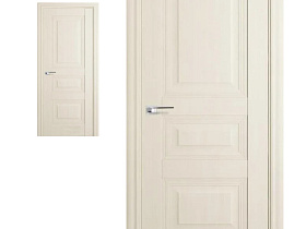 Межкомнатная дверь Profil Doors экошпон серия X 82X Ясень белый (Эш Вайт), глухое полотно