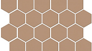Мозаика из керамогранита Marazzi  63011 Агуста оранжевый матовый 29,7x29,8x0,69 из 30 частей 5,2х6, 1 кв.м.