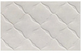 Керамическая плитка настенная Шахты Лилит 03 25х40 серый низ (рельеф), 1 кв.м.