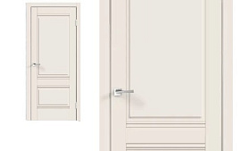 Межкомнатная дверь экошпон ALTO 2P цвет ваниль эмалит