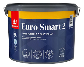 Краска интерьерная для стен и потолка Tikkurila Euro Smart 2, база A