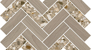 Декор Kerama Marazzi T042/SG5269 Монтиони мозаичный коричневый светлый матовый 34x35,5x0,9