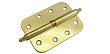 Стальные разъемные скругленные дверные петли с короной Morelli правые MS-C SG R Матовое золото