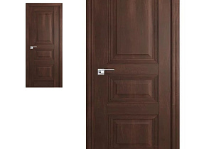 Межкомнатная дверь Profil Doors экошпон серия X 82X Орех Сиена, глухое полотно