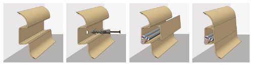 Легкий монтаж плинтуса Идеал