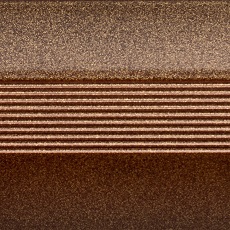 Порог широкий (стык) Русский профиль  разноуровневый полимерный, 60*2700 мм, Бронза