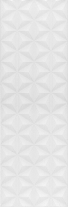 Керамическая плитка Kerama Marazzi 12119R Диагональ белый структура обрезной 25х75, 1 кв.м.