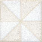 Вставка Kerama Marazzi STG/B407/1266 Амальфи орнамент белый 9,9х9,9х7