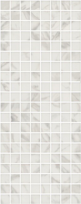 Декор Kerama Marazzi MM7203 Алькала белый мозаичный 20х50